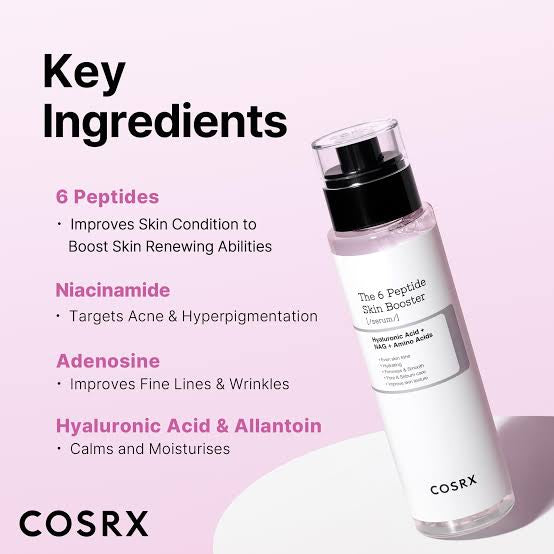 COSRX - The 6 Peptide Skin Booster Serum 150 ML | Suero 6 En 1 Revitalizante