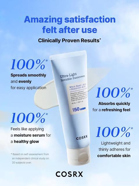 COSRX Ultra Light Invisible SPF+++ 50ml