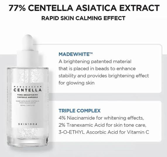 SKIN1004 - Madagascar Centella Tone Brightening Capsule Ampoule (100ml)