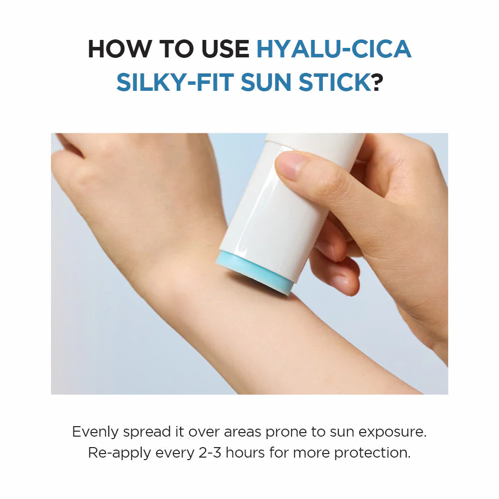 Skin1004 Hyalu Cica Silky Fit Sun Stick Protector Solar en Barra