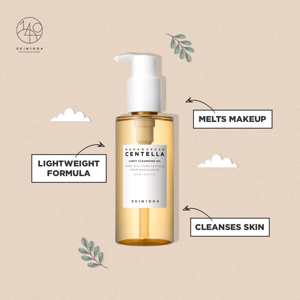 Skin1004 Madagascar Centella Light Cleansing Oil Limpiador en Aceite