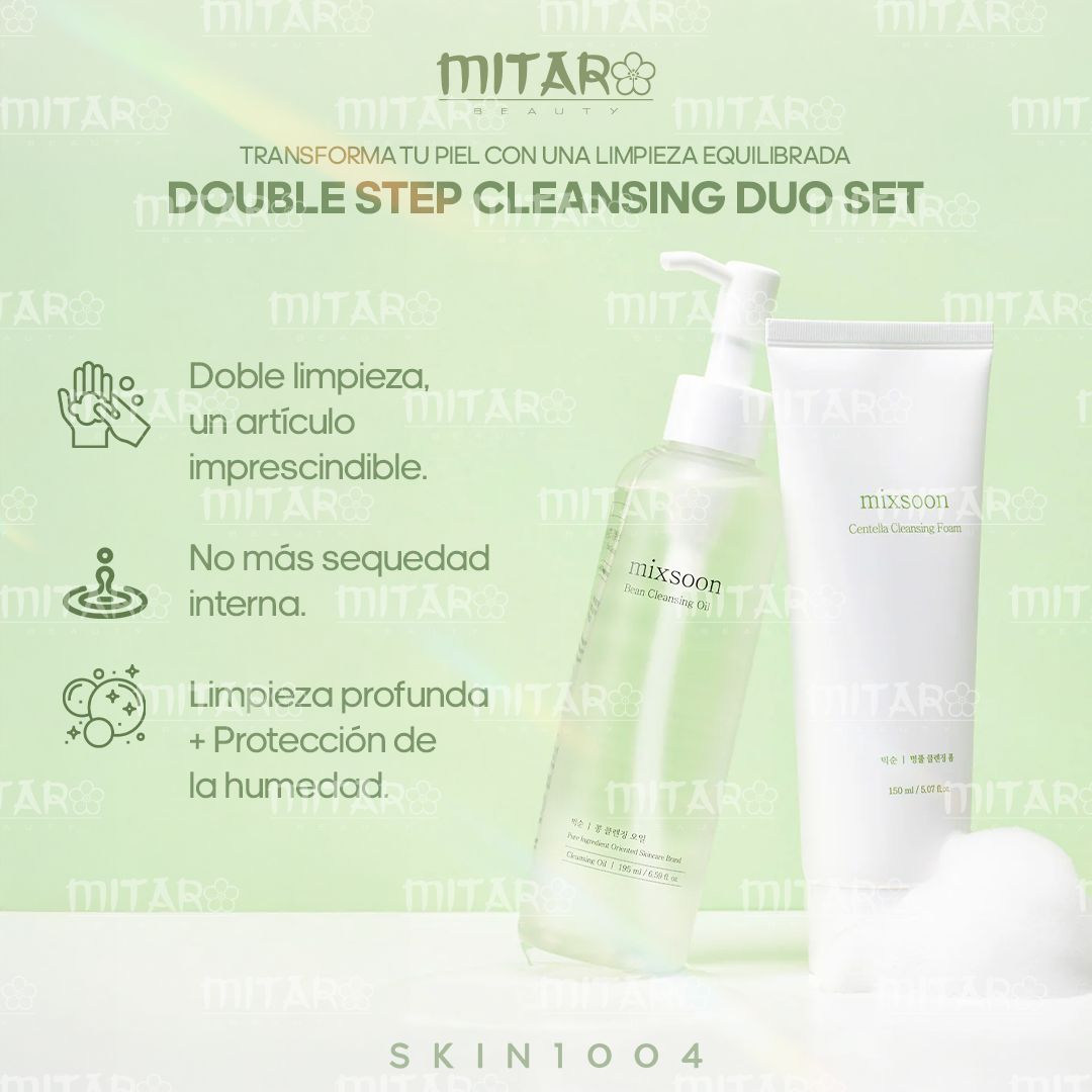 Mixsoon Bean Cleansing Oil + Mixsoon Centella Cleansing Foam