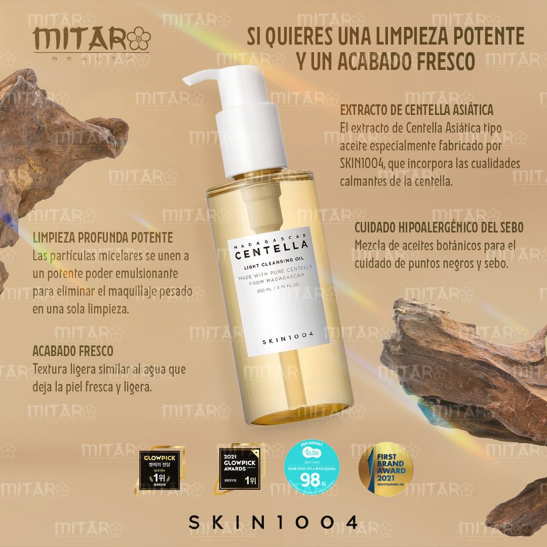 Skin1004 Duo Doble Limpieza Cleansing Oil + Ampoule Foam