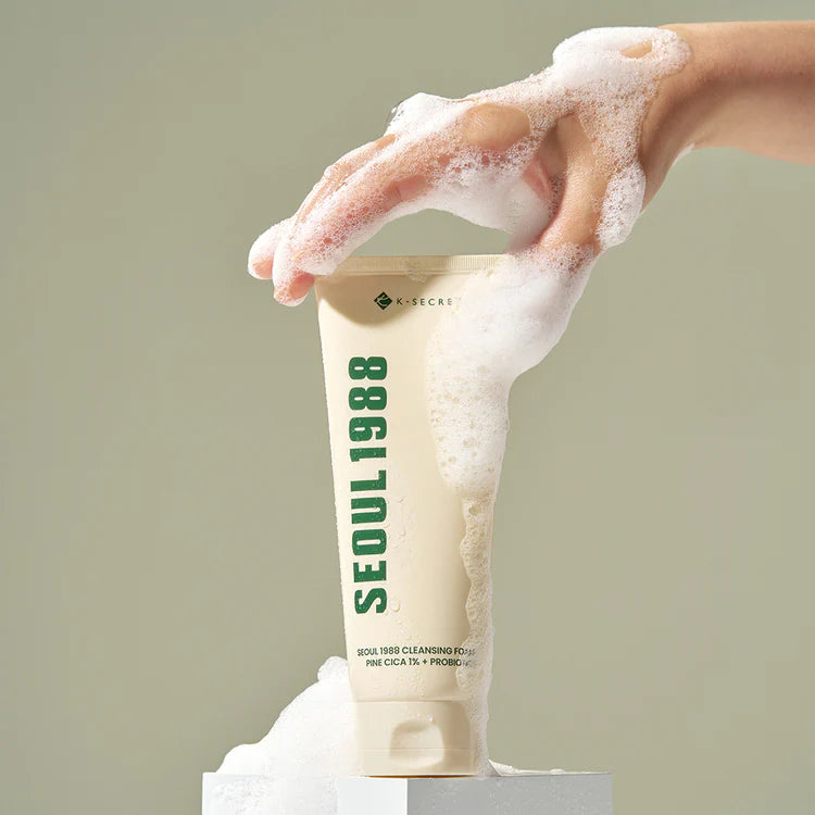 K-SECRET - SEOUL 1988 CLEANSING FOAM : PINE CICA 1% + PROBIOTICS 150ML