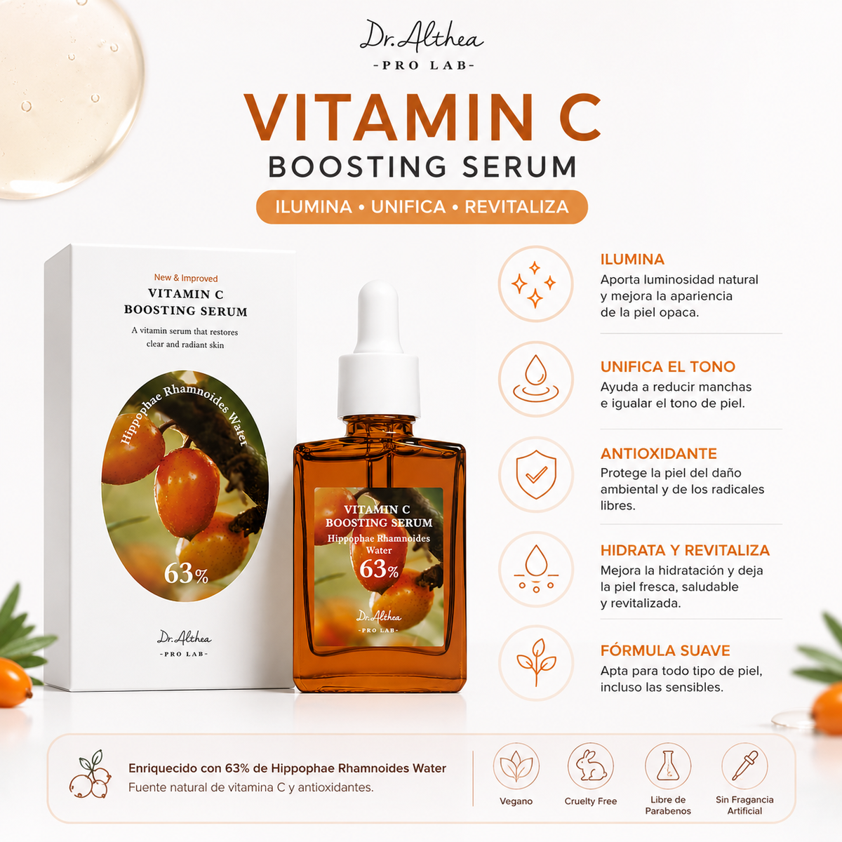 Dr Althea - Vitamin C Boosting Serum 63%