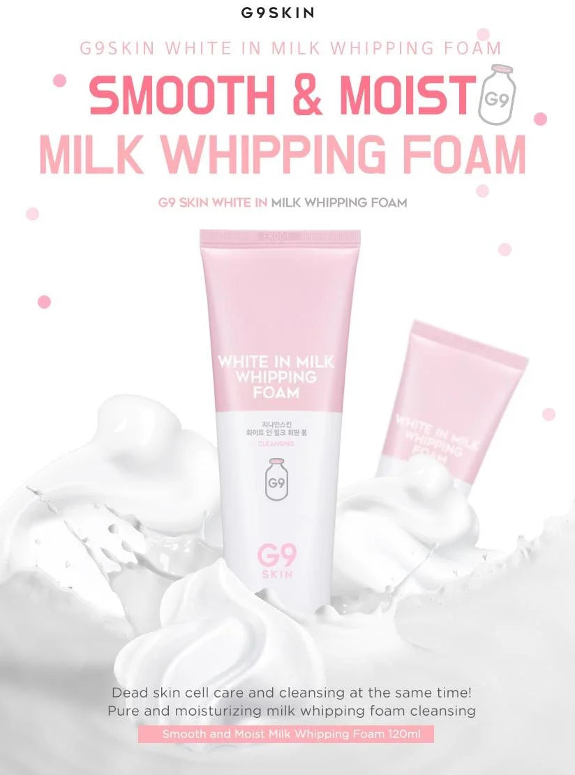 G9skin White In Milk Whipping Foam Limpiador Facial