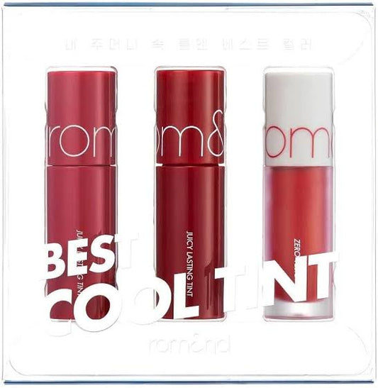 Rom&nd Best Cool Tint Edition (set de 3 tintas)