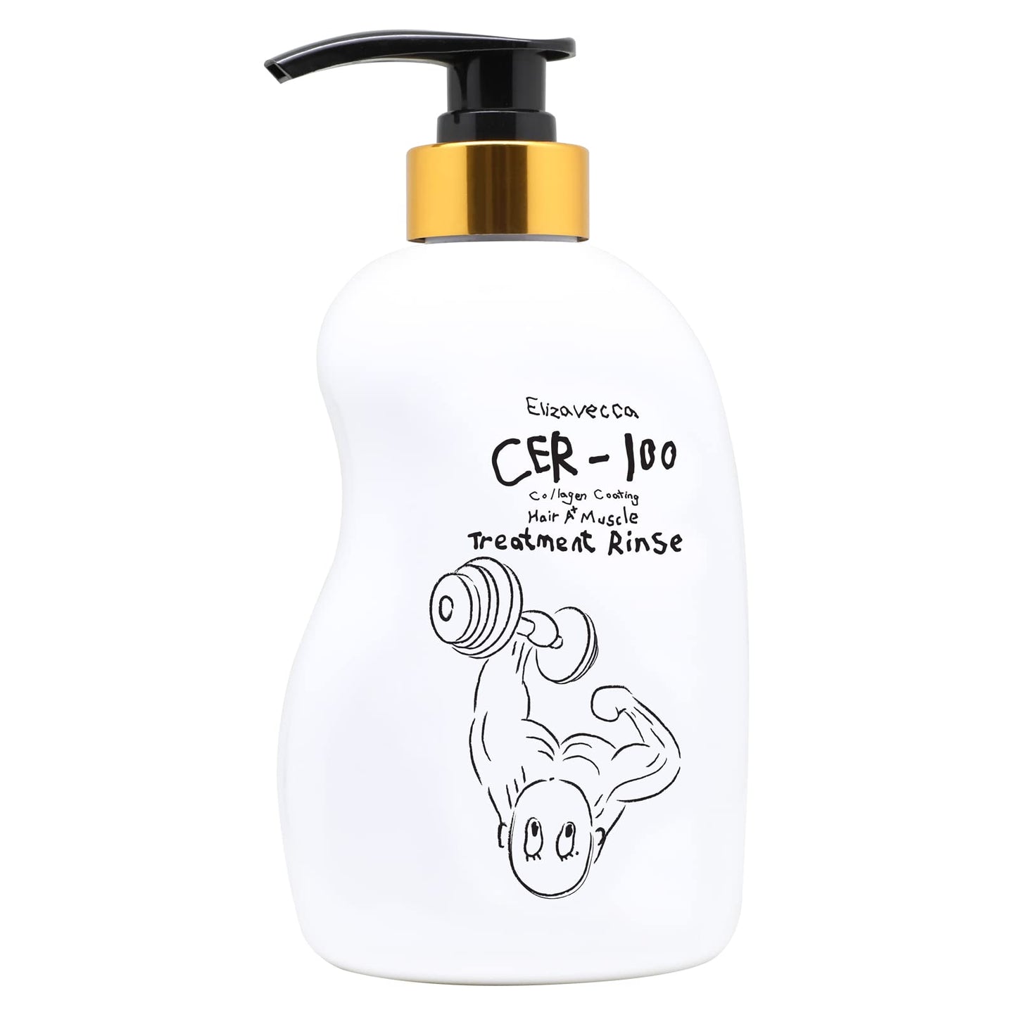 Elizavecca, CER-100, Tratamiento fortalecedor con enjuague con revestimiento de colágeno para el cabello, 500 ml