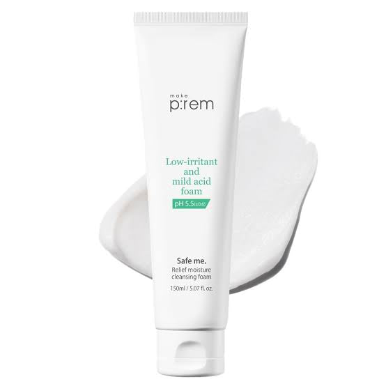 Prem Make P:rem Hydrating Low Irritant Mid Acid Cleansing Foam Limpiador Facial