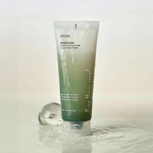 Anua - Heartleaf Succinic Moisture Cleansing Foam 150ML
