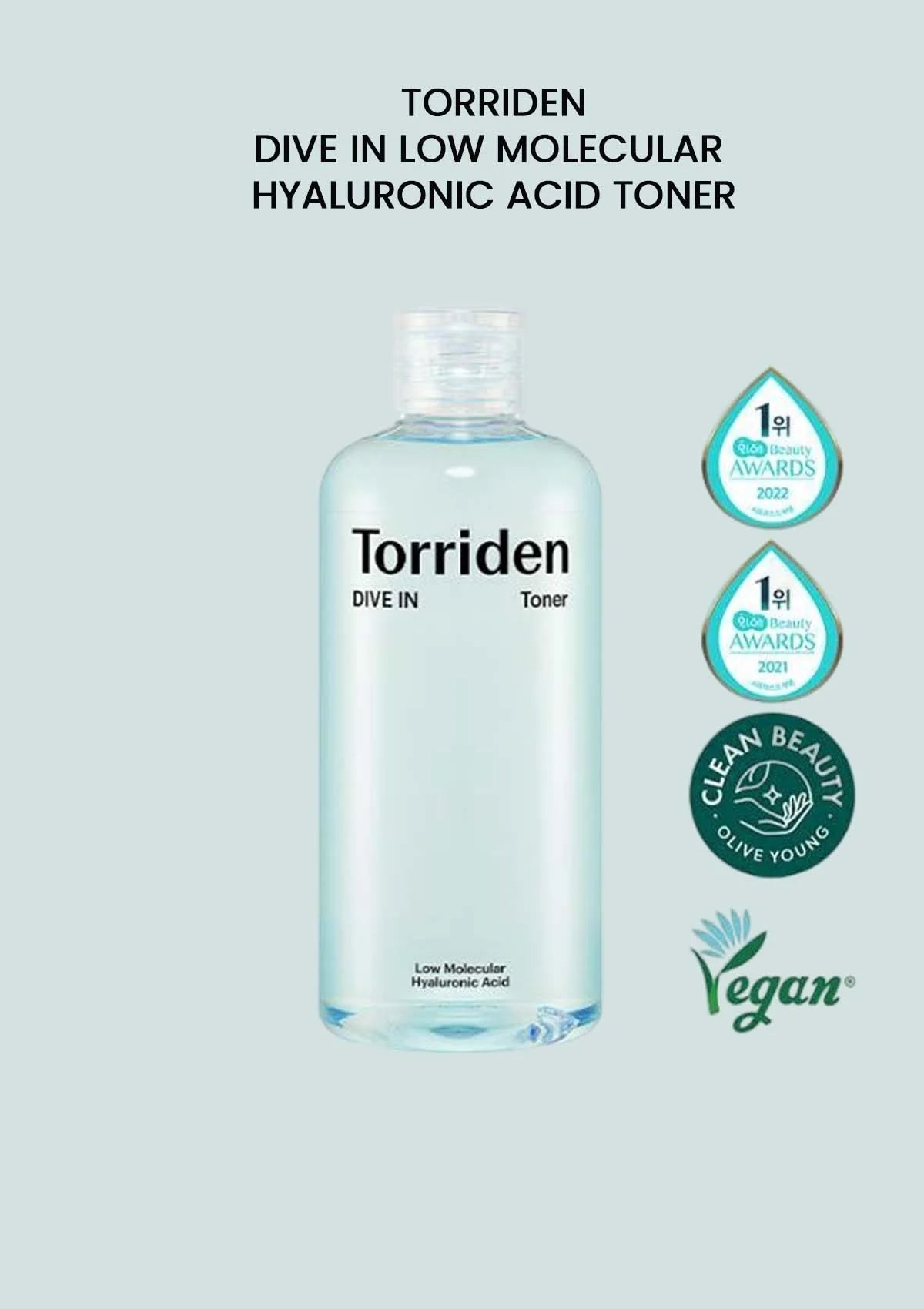 Torriden Dive In Low Molecular Hyaluronic Acid Toner Acido Hialuronico