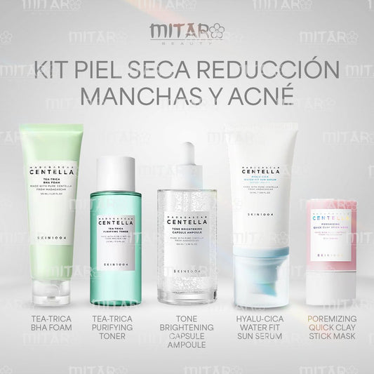 Kit Piel Seca Reducción de Manchas y Acné