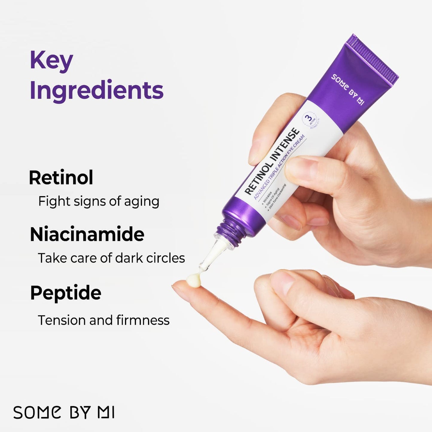 Some By Mi Retinol Advanced Triple Action Eye Cream (Crema Triple Accion Antiarrugas)