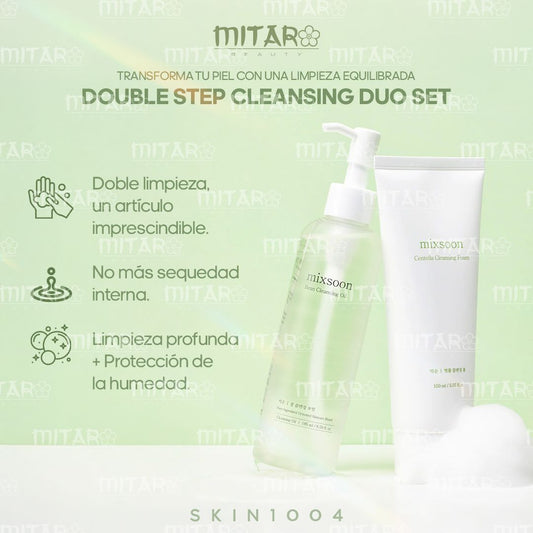 Mixsoon Bean Cleansing Oil + Mixsoon Centella Cleansing Foam