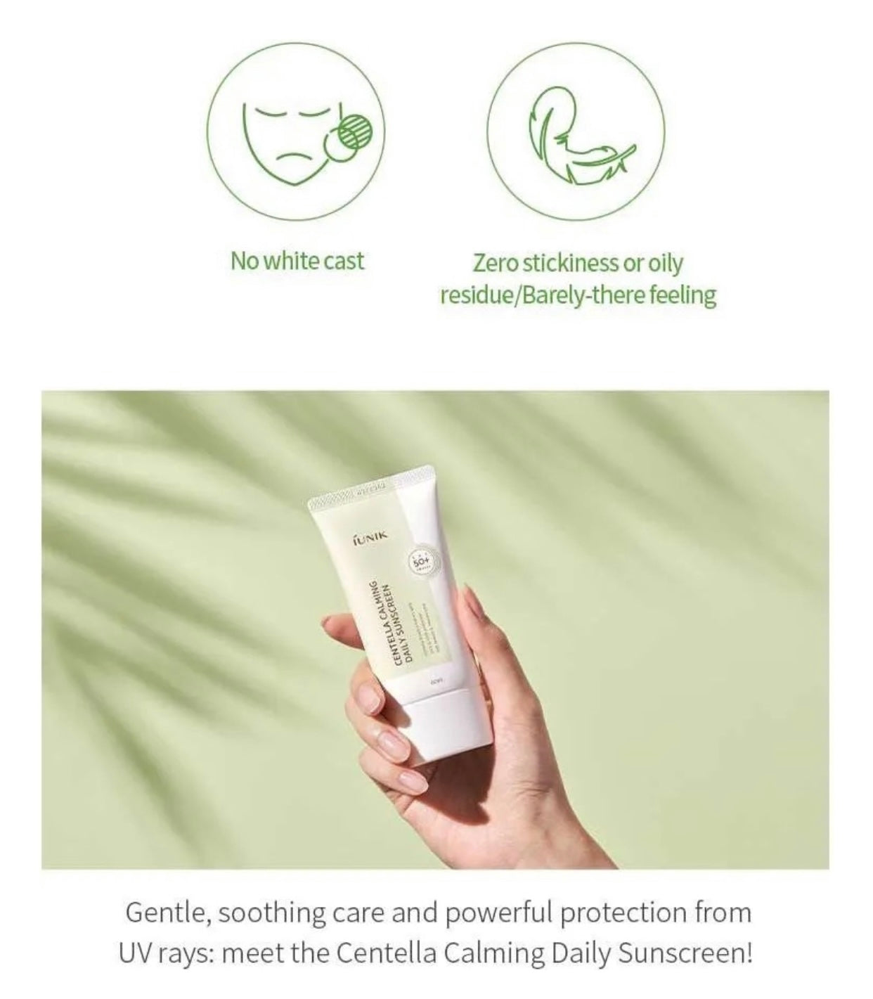 Iunk Centella Calming Daily Sunscreen Spf50 Bloqueador Solar