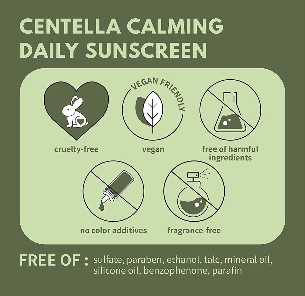 Iunk Centella Calming Daily Sunscreen Spf50 Bloqueador Solar