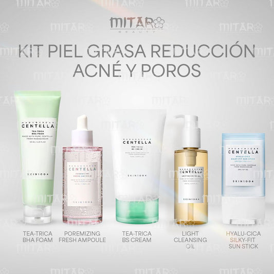 Kit Piel Grasa y Reducción de Acné y Poros