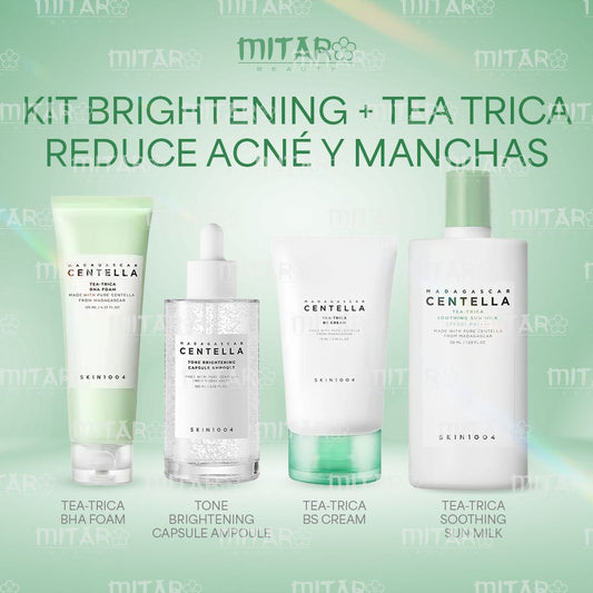 Kit Brightening + Tea Trica Reduce Acné  y Manchas